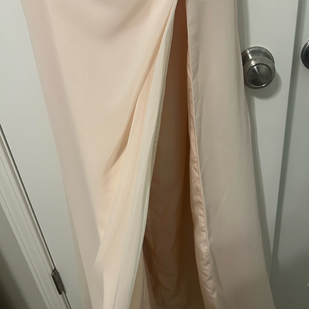 Azazie x Barbie Sweetheart Pleated Ruffle Chiffon Mermaid Dress - Picture 9 of 13